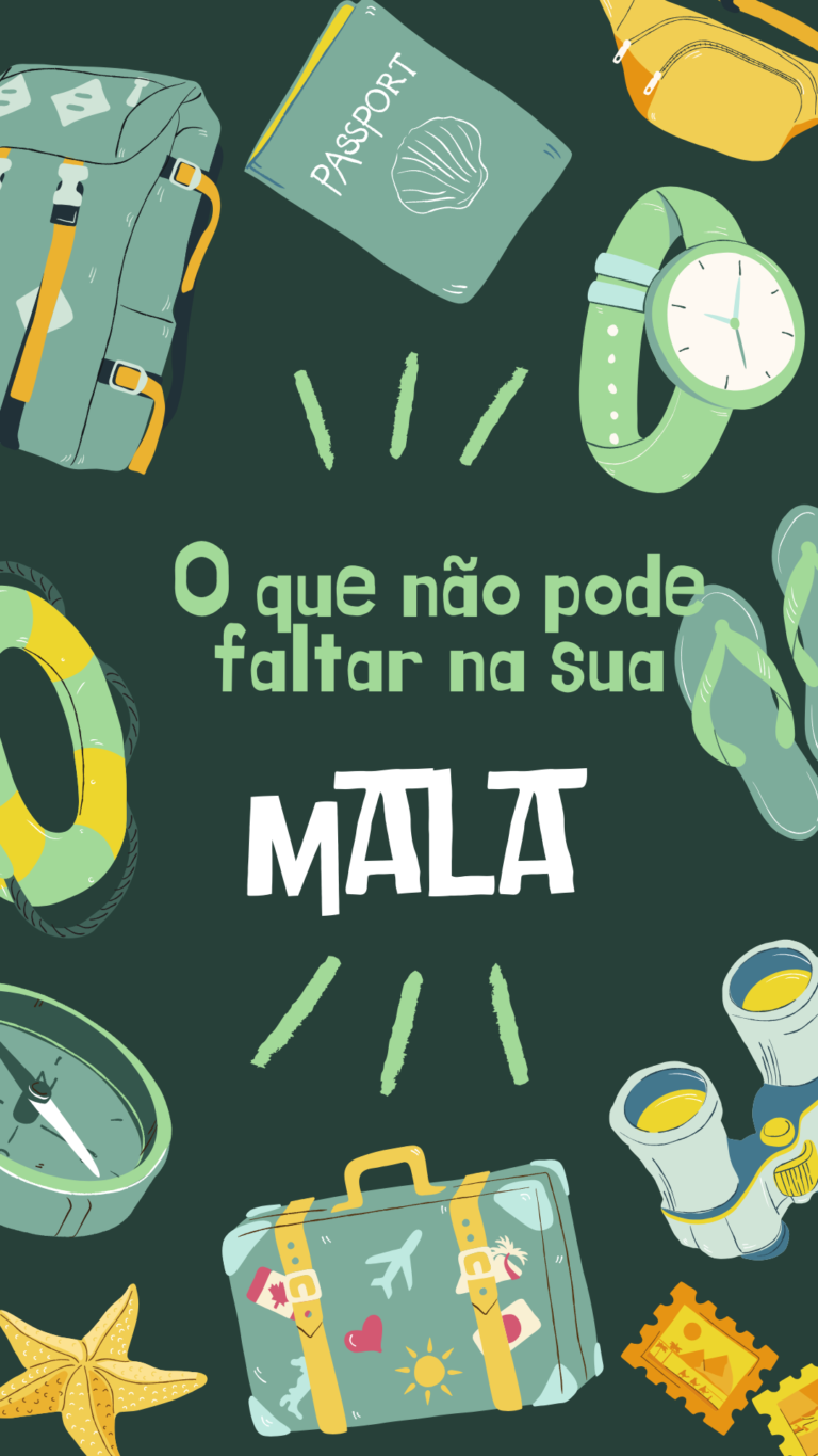 O que levar na mala de viagem.